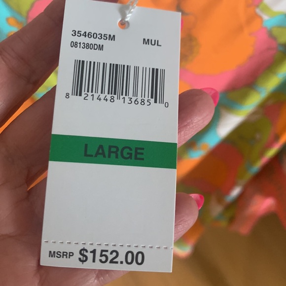 Trina Turk swim cover up sz L like new. Worn once - Picture 6 of 6